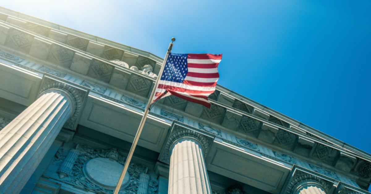 San Francisco City Hall entrance stock photo