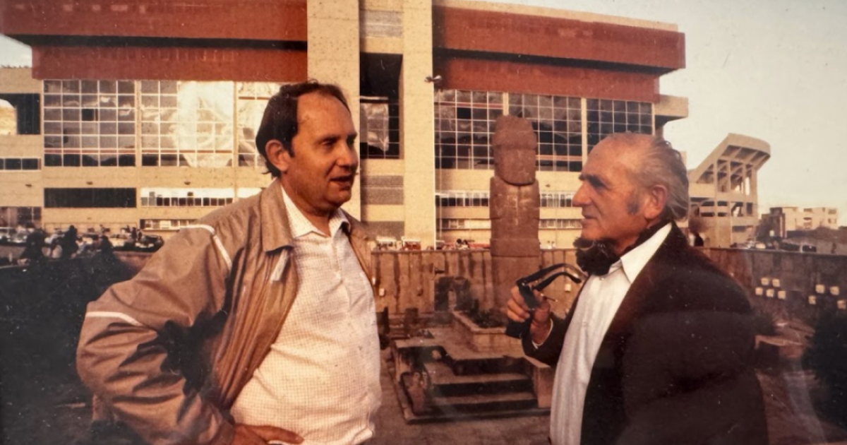 Klaus Barbie and Gerd Heidemann in La Paz, Bolivia