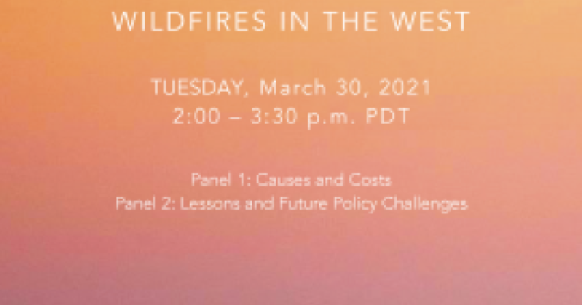 Image for State Of The West Symposium: Wildfires In The West