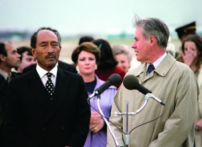 Egyptian President Anwar Sadat in 1980