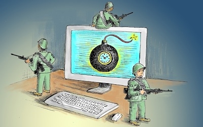 cyber war with China