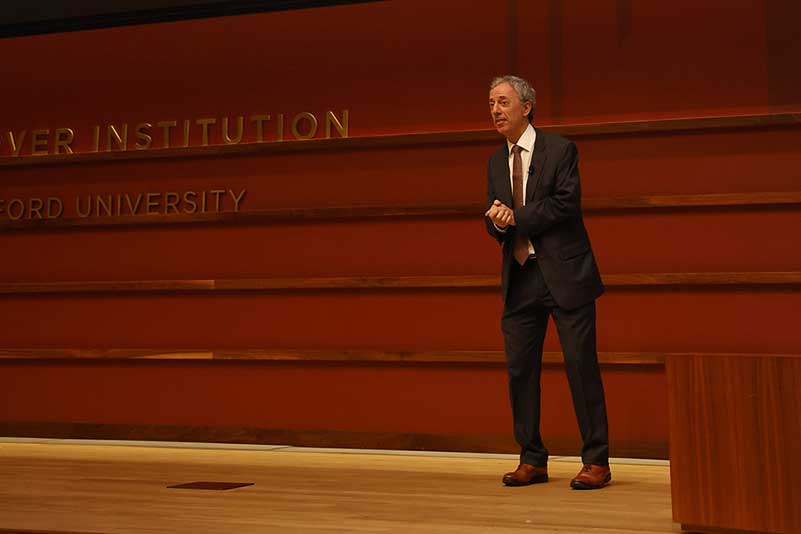 Peter Berkowitz lectures on the geopolitics of the Middle East at the Fall 2023 Retreat, just a few days after the October 7 attacks on Israel.