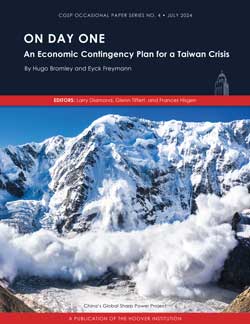 Cover of On Day One: An Economic Contingency Plan for a Taiwan Crisis