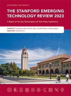 Cover of Stanford Emerging Technology Review (SETR)