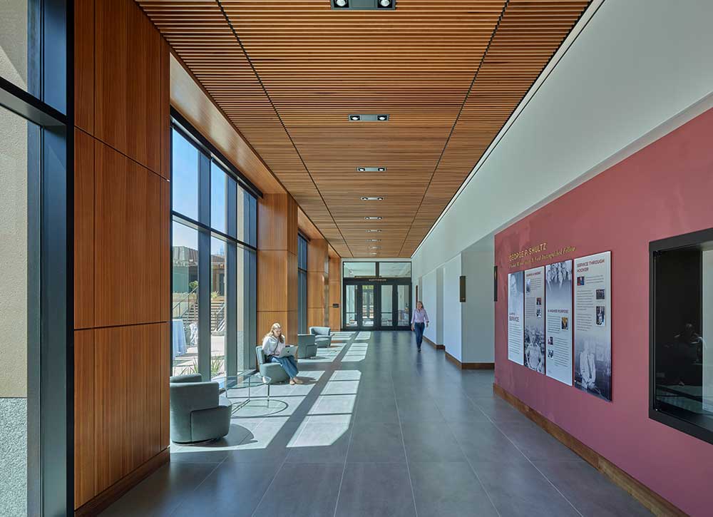 George P. Shultz Building hallway