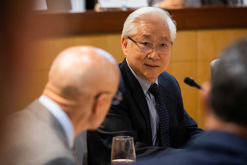 Former Taiwanese cabinet minister Wu Tsung-tsong speaks at Hoover’s Taiwan After the 2024 Elections Annual Conference on May 23, 2024.